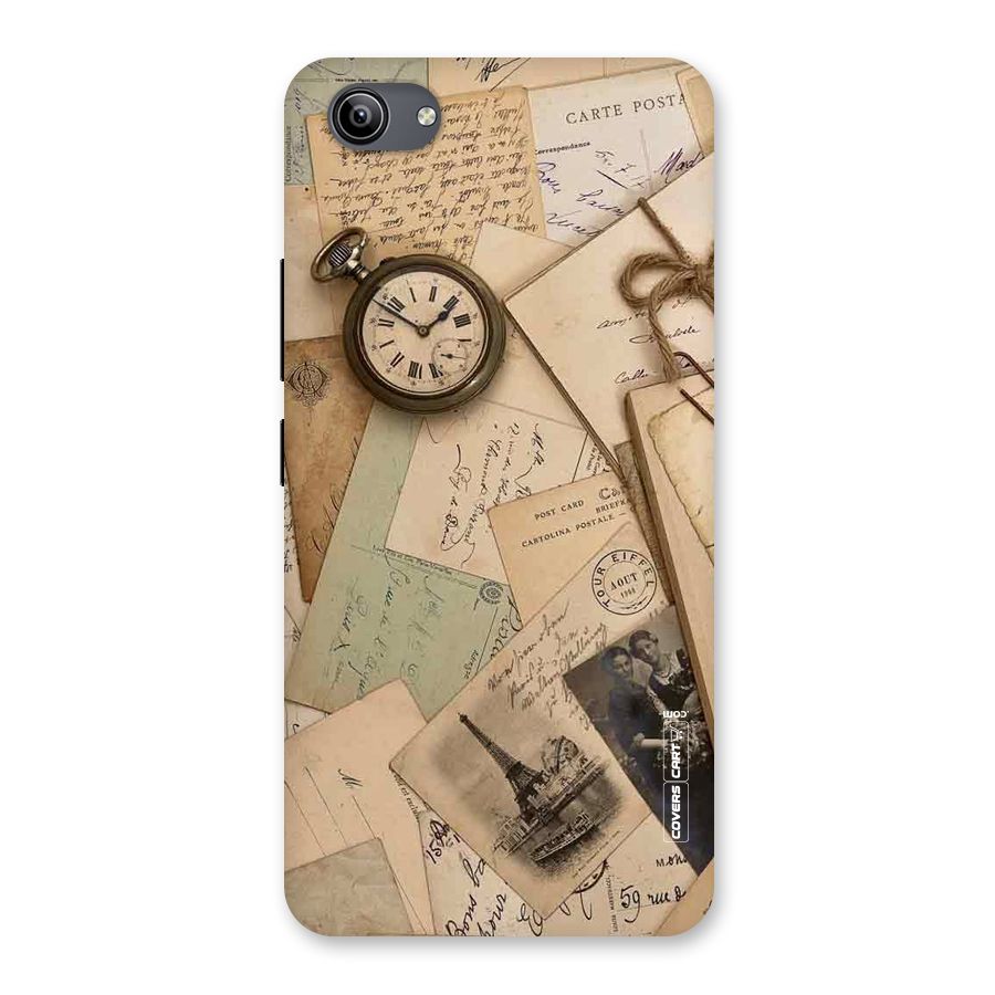 Vintage Postcards Back Case for Vivo Y81i