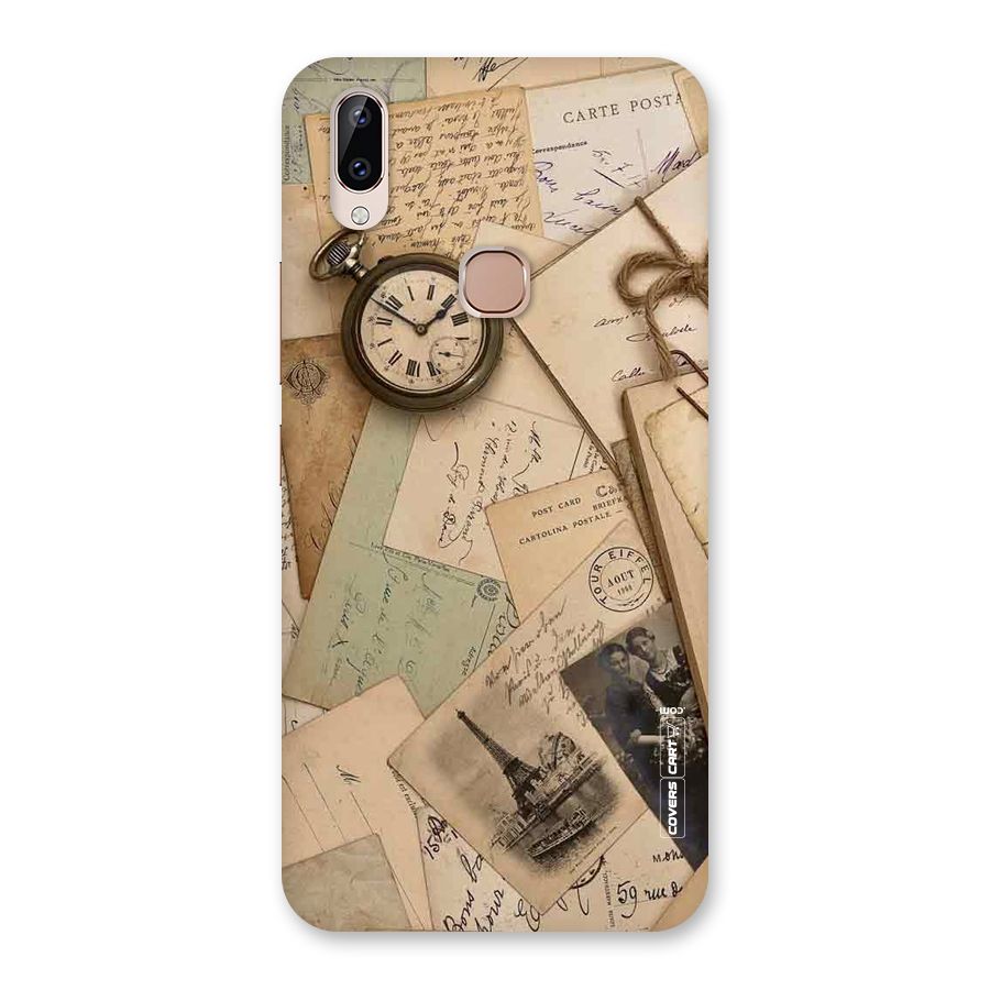 Vintage Postcards Back Case for Vivo Y83 Pro