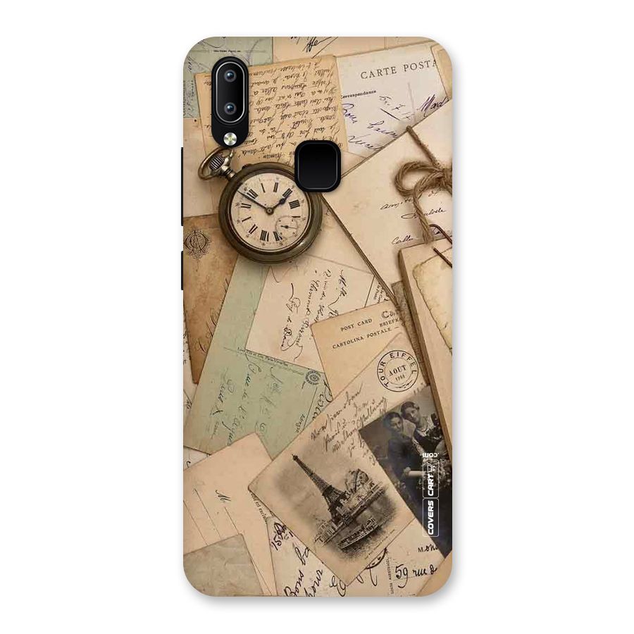 Vintage Postcards Back Case for Vivo Y93