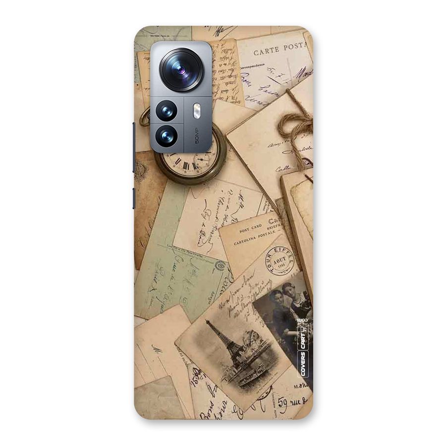 Vintage Postcards Back Case for Xiaomi 12 Pro