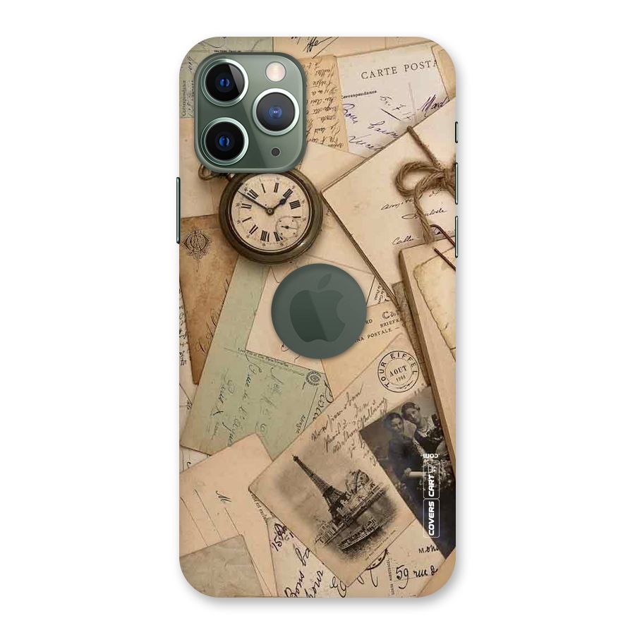 Vintage Postcards Back Case for iPhone 11 Pro Logo  Cut