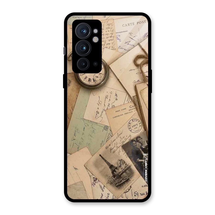 Vintage Postcards Glass Back Case for OnePlus 9RT 5G
