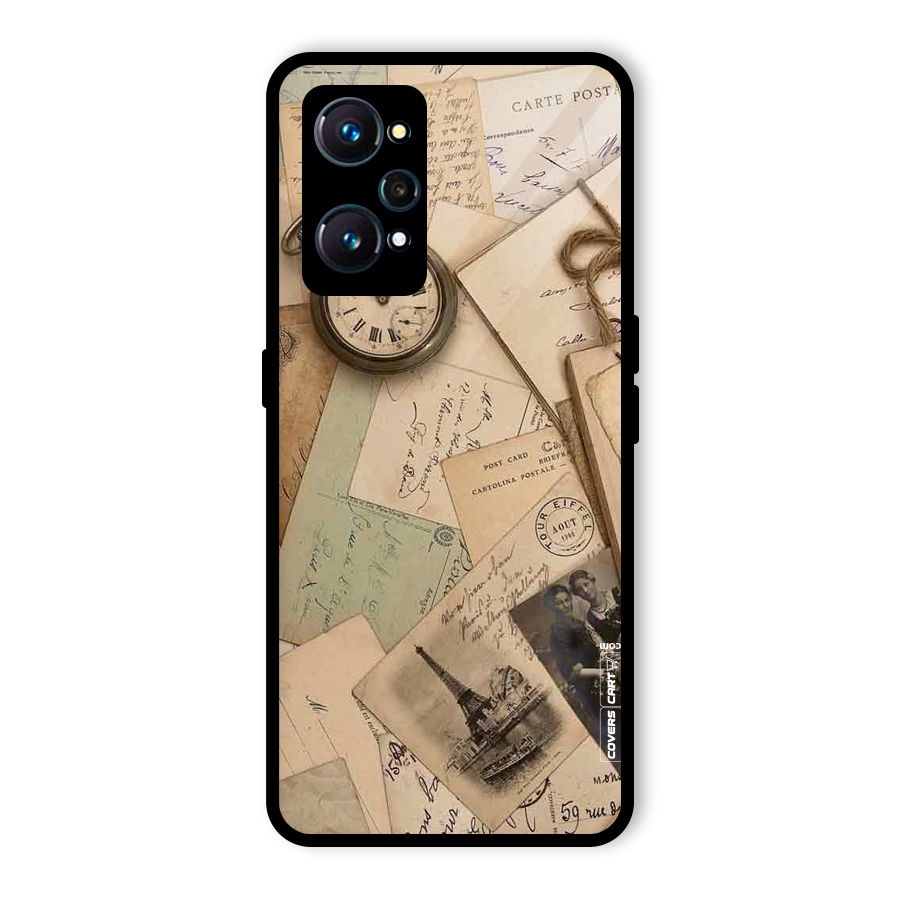 Vintage Postcards Glass Back Case for Realme GT 2