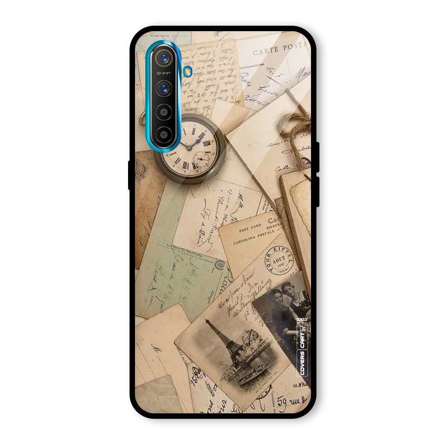 Vintage Postcards Glass Back Case for Realme XT