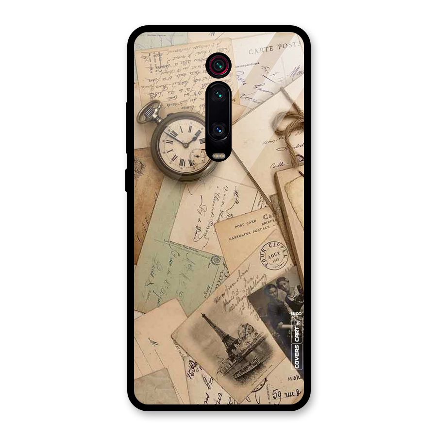 Vintage Postcards Glass Back Case for Redmi K20 Pro