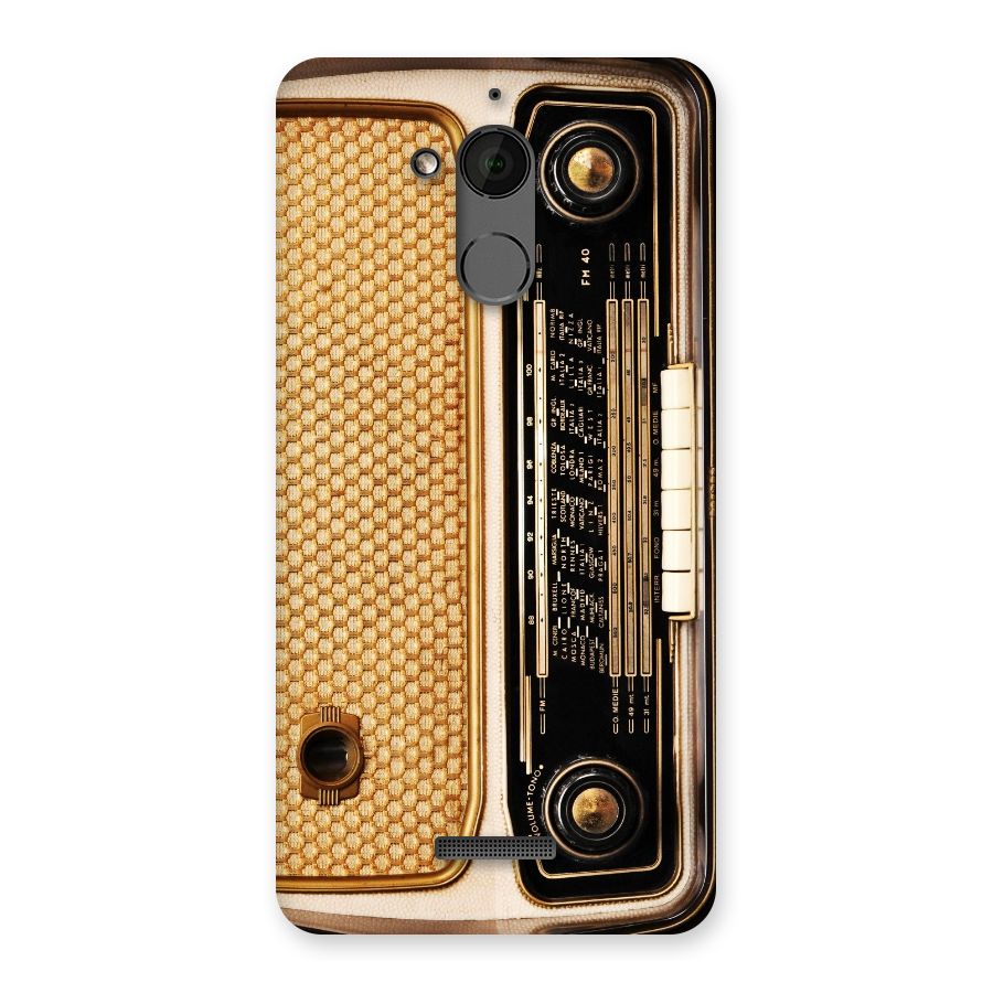 Vintage Radio Back Case for Coolpad Note 5