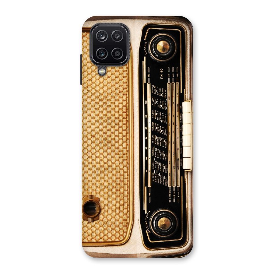Vintage Radio Back Case for Galaxy A12