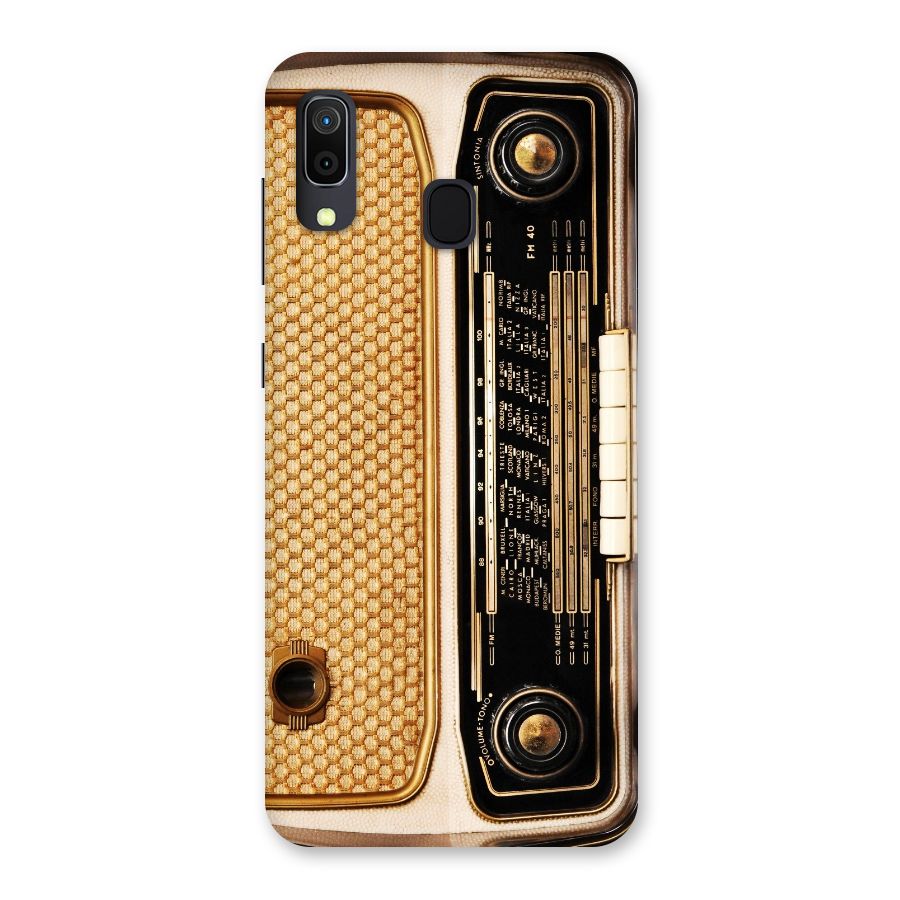 Vintage Radio Back Case for Galaxy A20