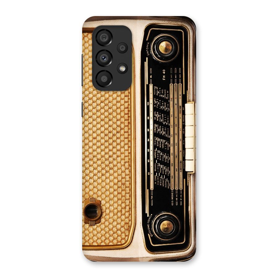 Vintage Radio Back Case for Galaxy A33 5G