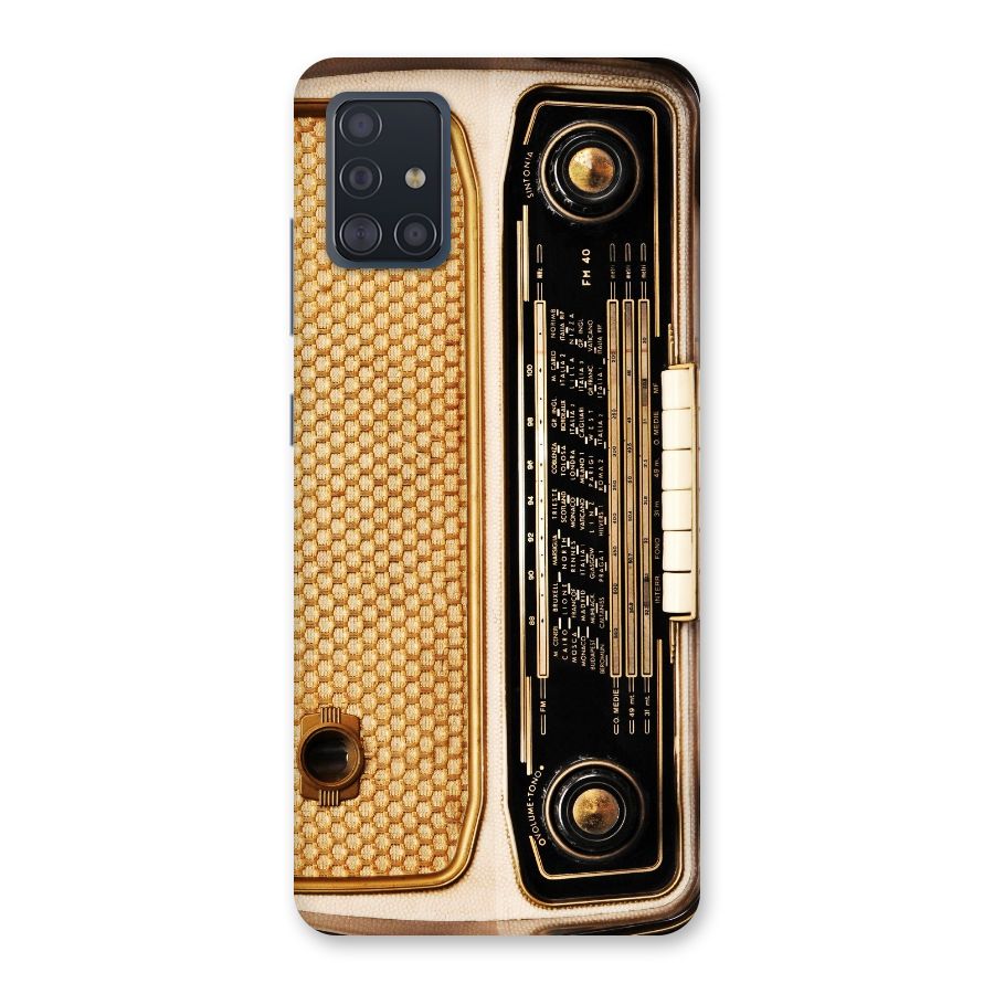 Vintage Radio Back Case for Galaxy A51