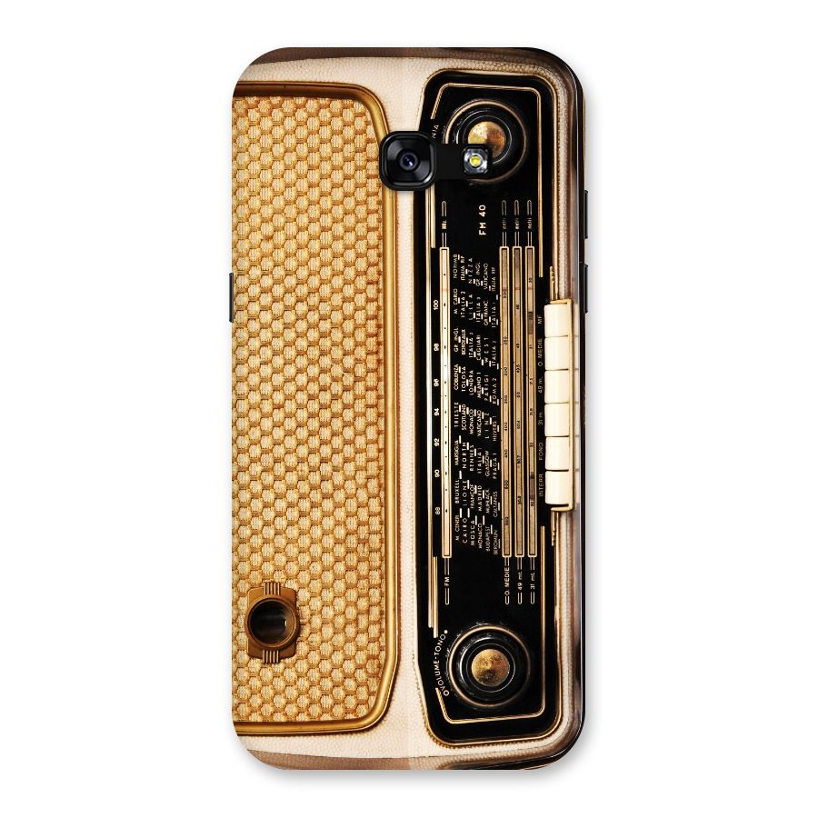 Vintage Radio Back Case for Galaxy A5 2017