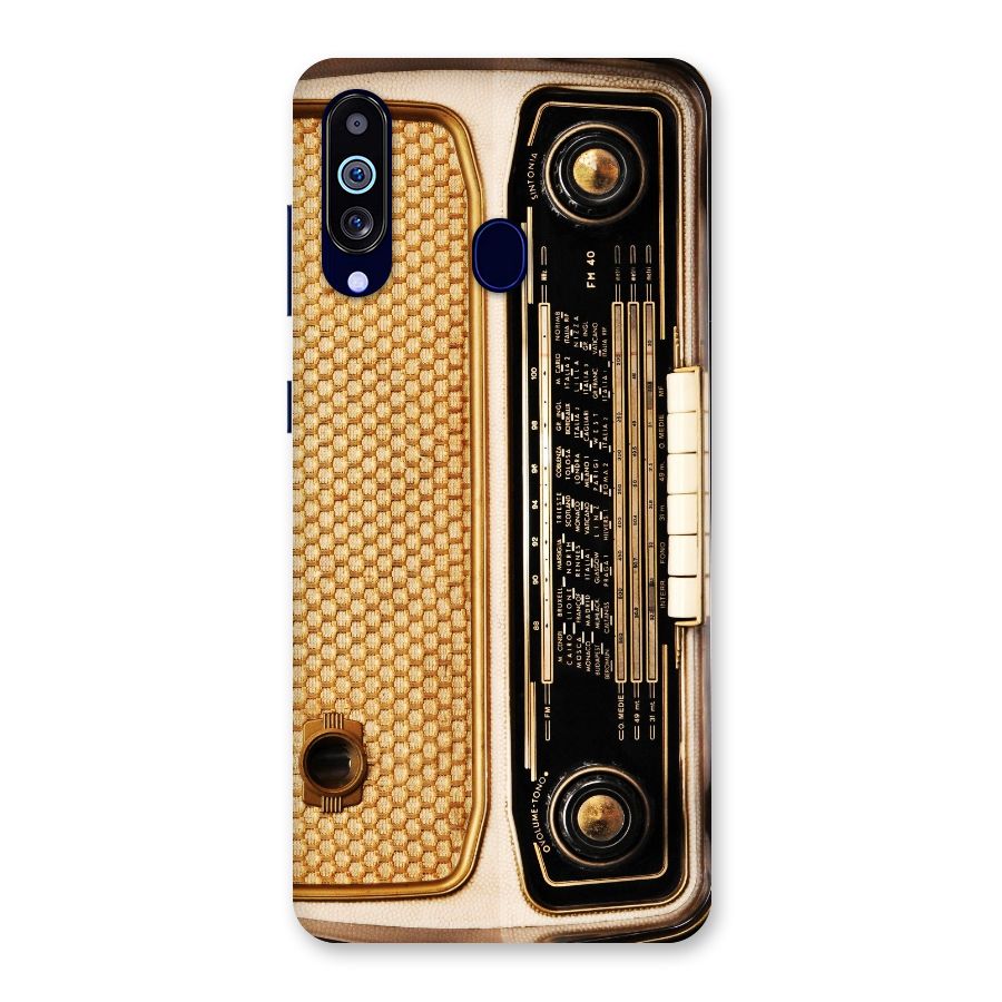 Vintage Radio Back Case for Galaxy A60