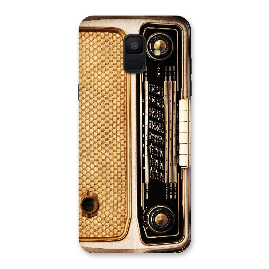 Vintage Radio Back Case for Galaxy A6 (2018)