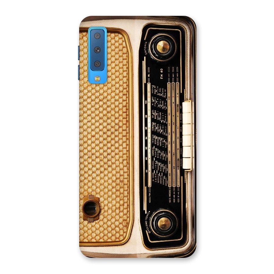 Vintage Radio Back Case for Galaxy A7 (2018)