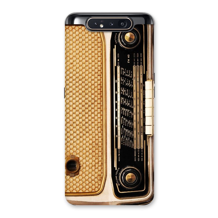 Vintage Radio Back Case for Galaxy A80