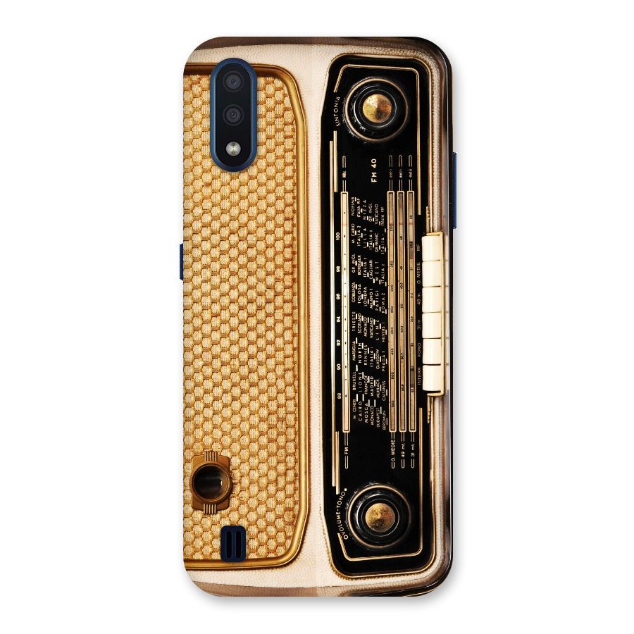Vintage Radio Back Case for Galaxy M01