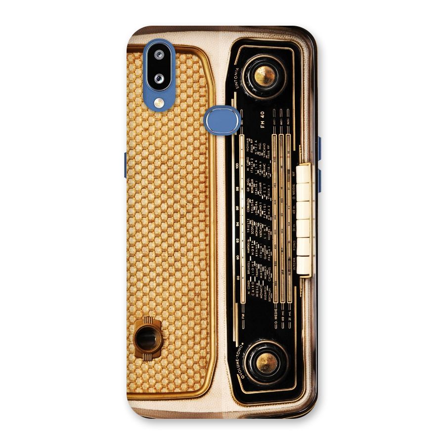 Vintage Radio Back Case for Galaxy M01s