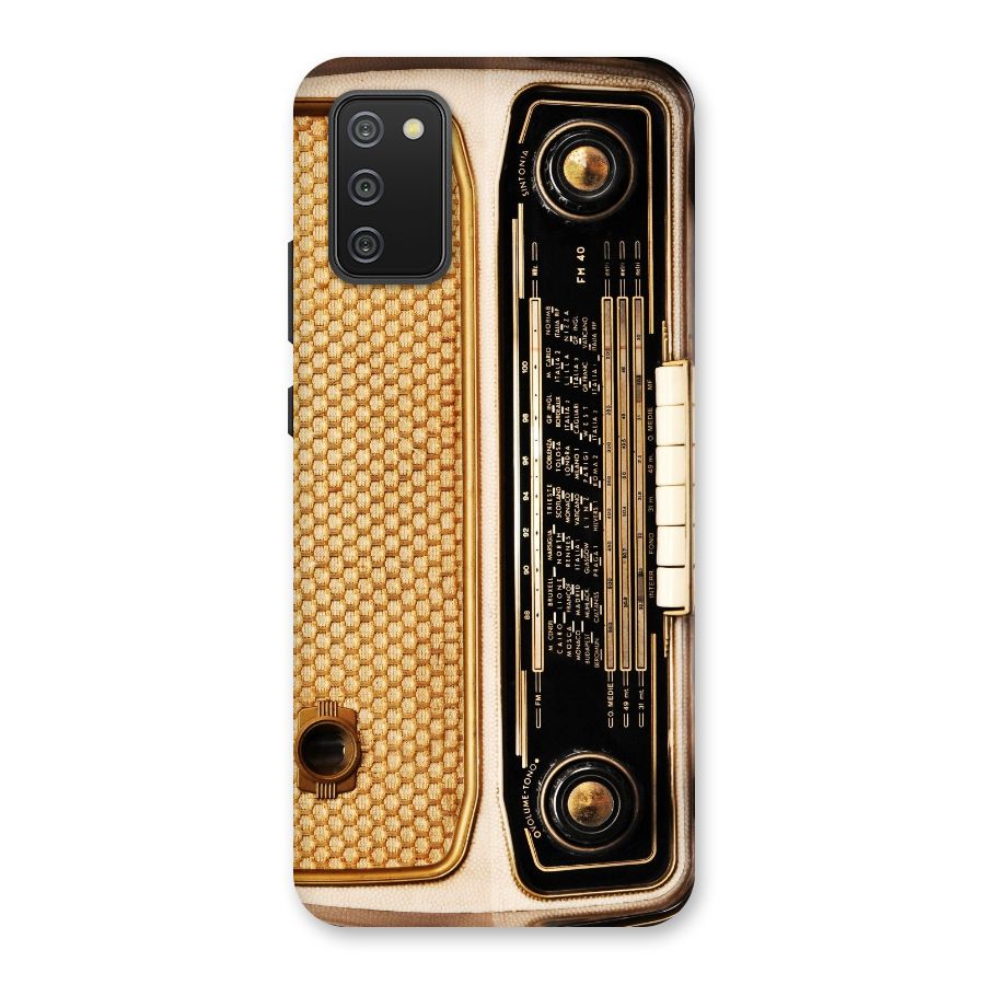 Vintage Radio Back Case for Galaxy M02s