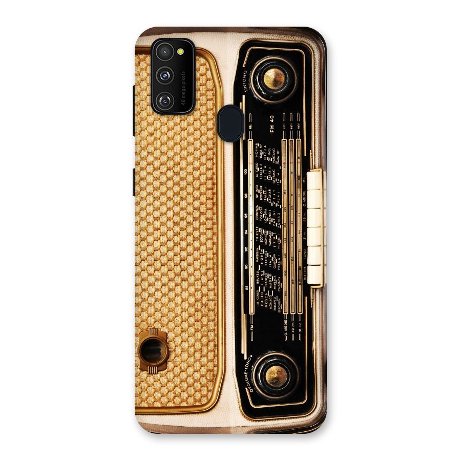 Vintage Radio Back Case for Galaxy M21