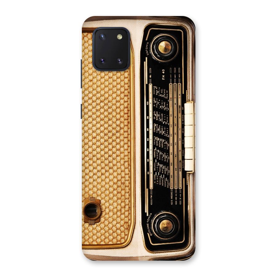 Vintage Radio Back Case for Galaxy Note 10 Lite
