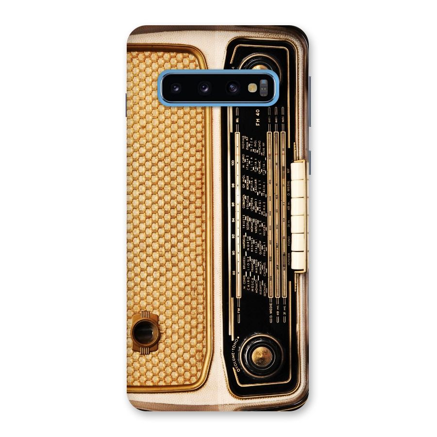 Vintage Radio Back Case for Galaxy S10