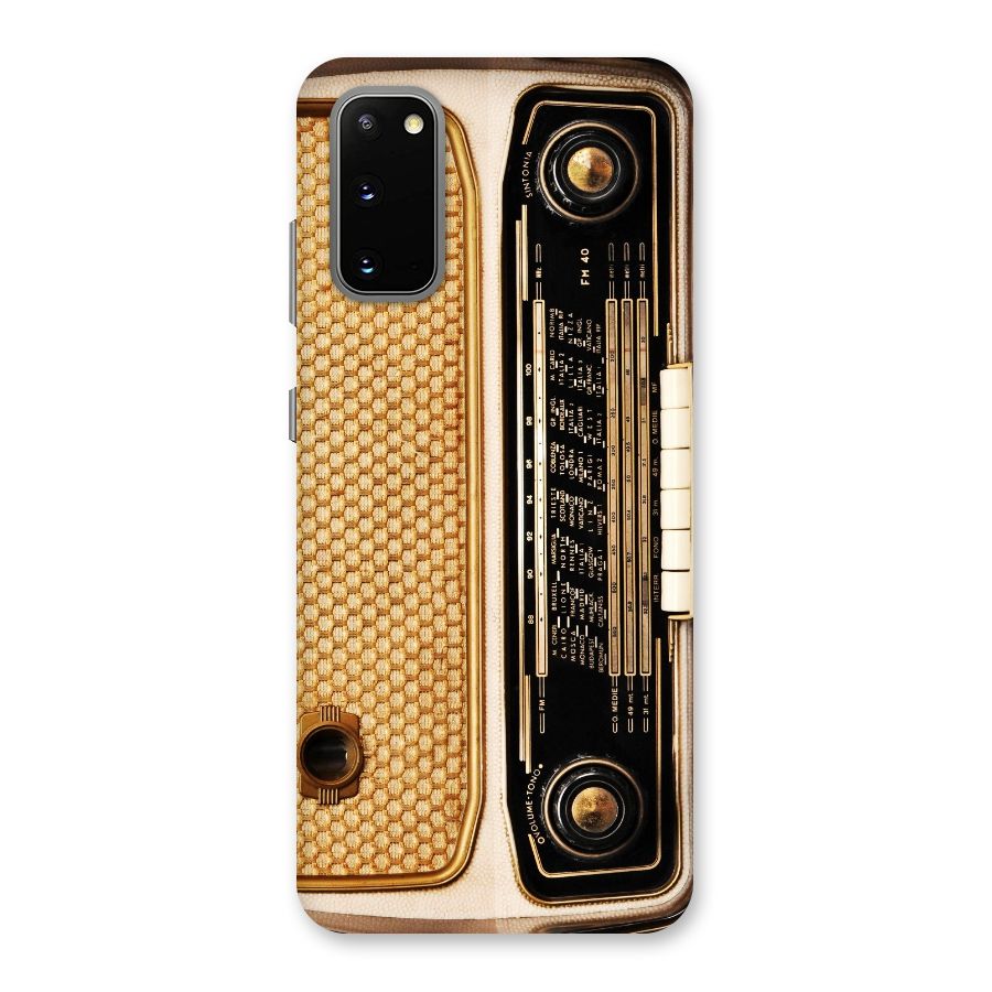 Vintage Radio Back Case for Galaxy S20