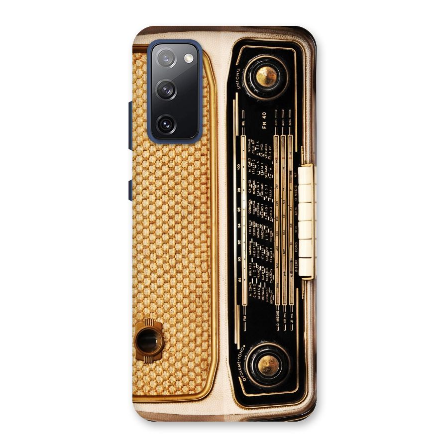 Vintage Radio Back Case for Galaxy S20 FE