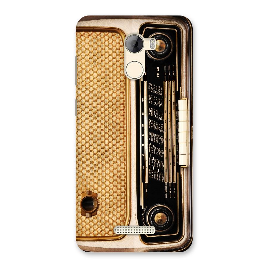 Vintage Radio Back Case for Gionee A1 LIte