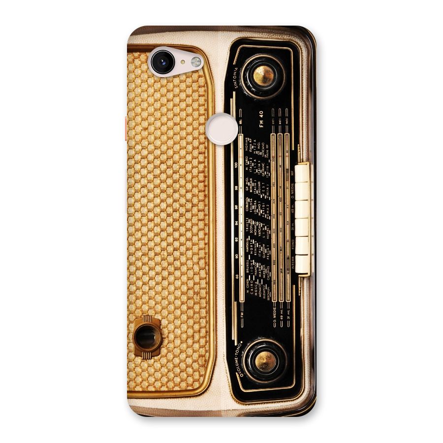 Vintage Radio Back Case for Google Pixel 3 XL