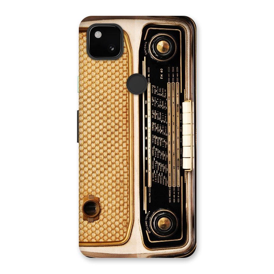 Vintage Radio Back Case for Google Pixel 4a