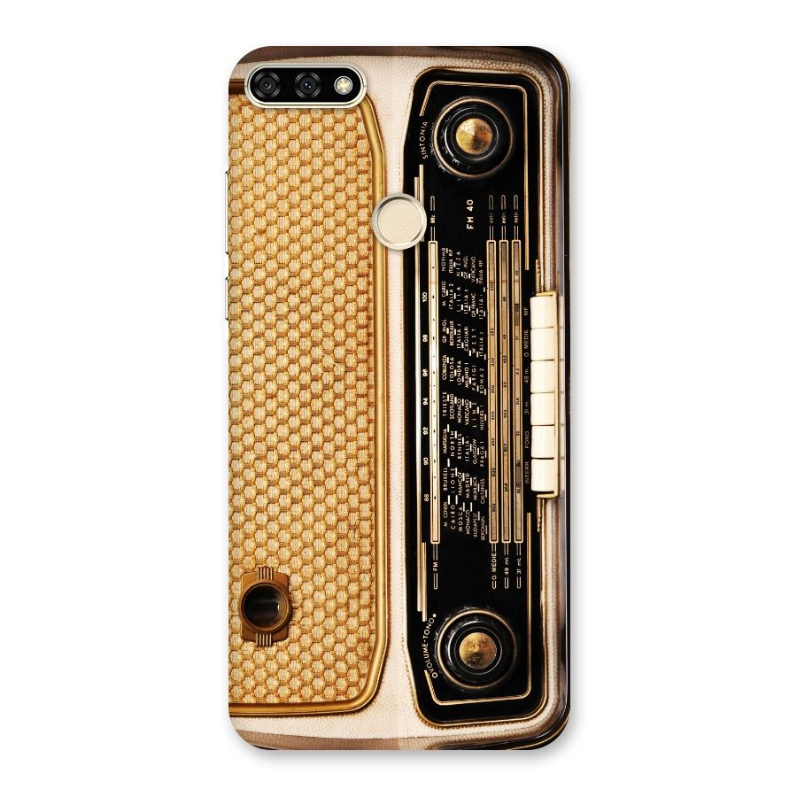 Vintage Radio Back Case for Honor 7A