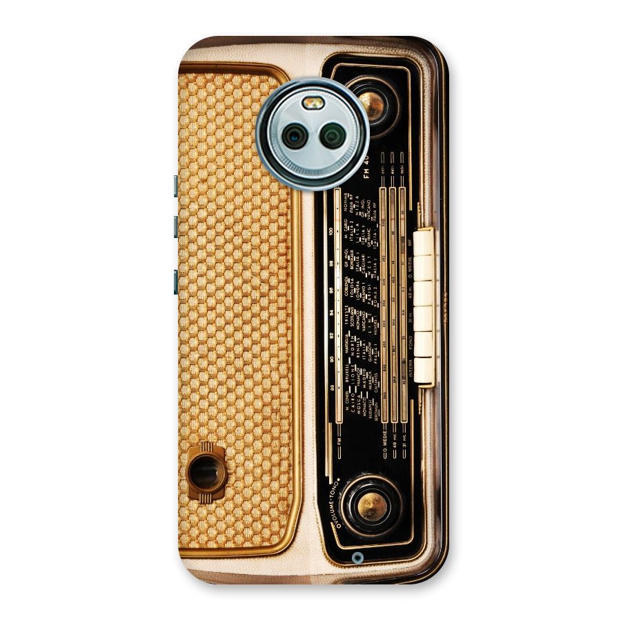 Vintage Radio Back Case for Moto X4