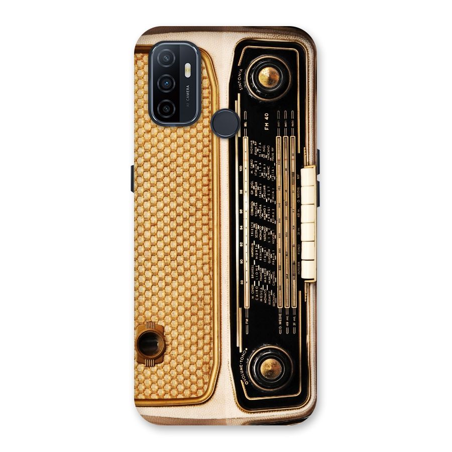 Vintage Radio Back Case for Oppo A32
