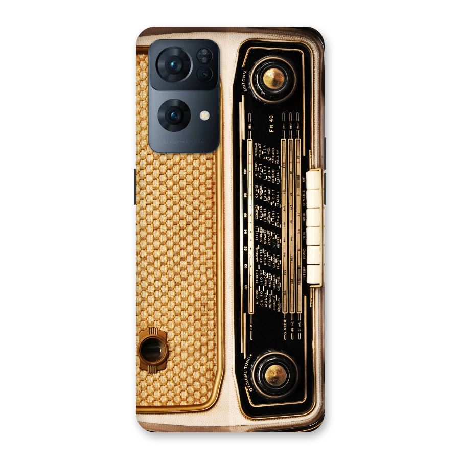 Vintage Radio Back Case for Oppo Reno7 Pro 5G