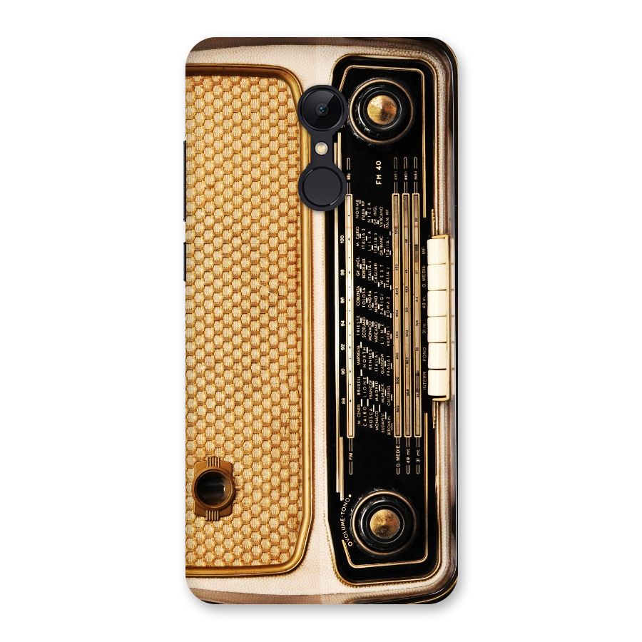Vintage Radio Back Case for Redmi 5