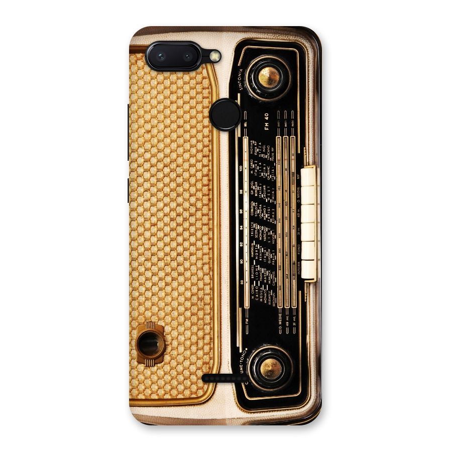 Vintage Radio Back Case for Redmi 6