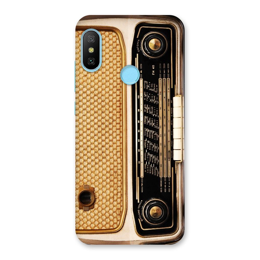 Vintage Radio Back Case for Redmi 6 Pro
