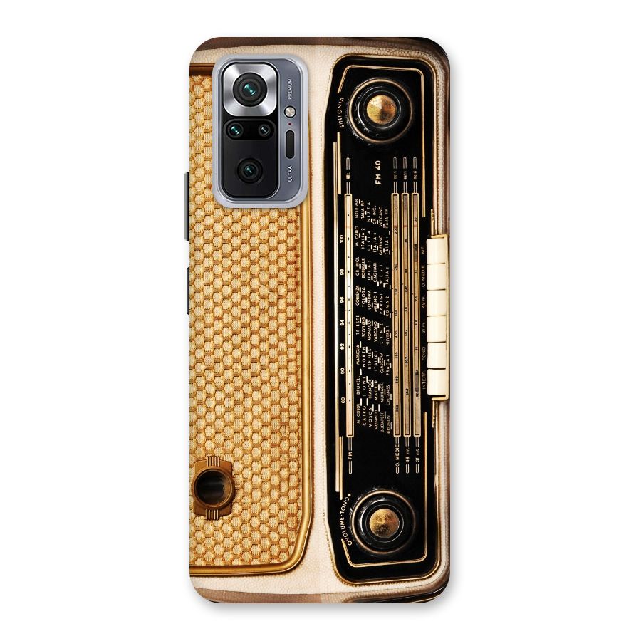 Vintage Radio Back Case for Redmi Note 10 Pro