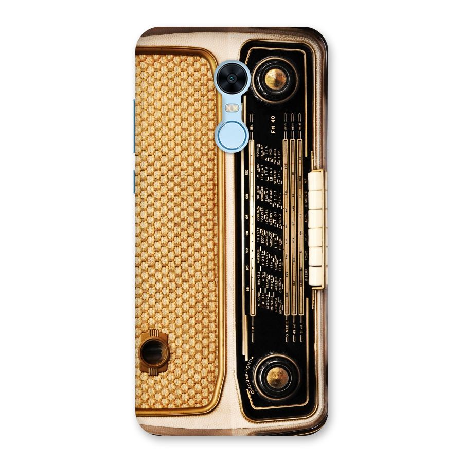 Vintage Radio Back Case for Redmi Note 5