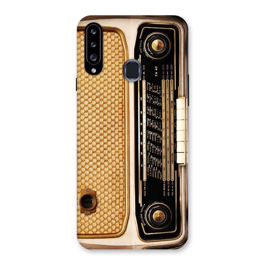 Vintage Radio Back Case for Samsung Galaxy A20s
