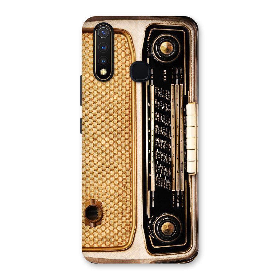 Vintage Radio Back Case for Vivo U20