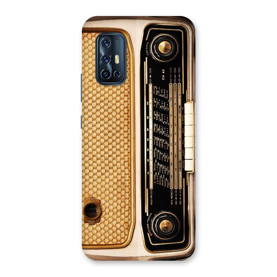 Vintage Radio Back Case for Vivo V17