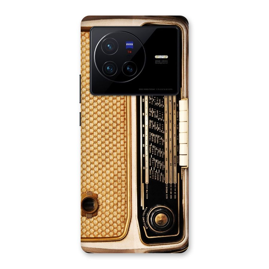 Vintage Radio Back Case for Vivo X80