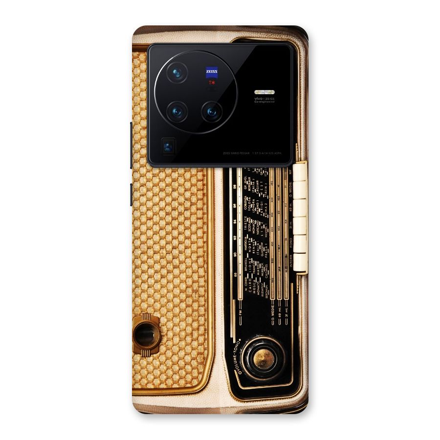 Vintage Radio Back Case for Vivo X80 Pro