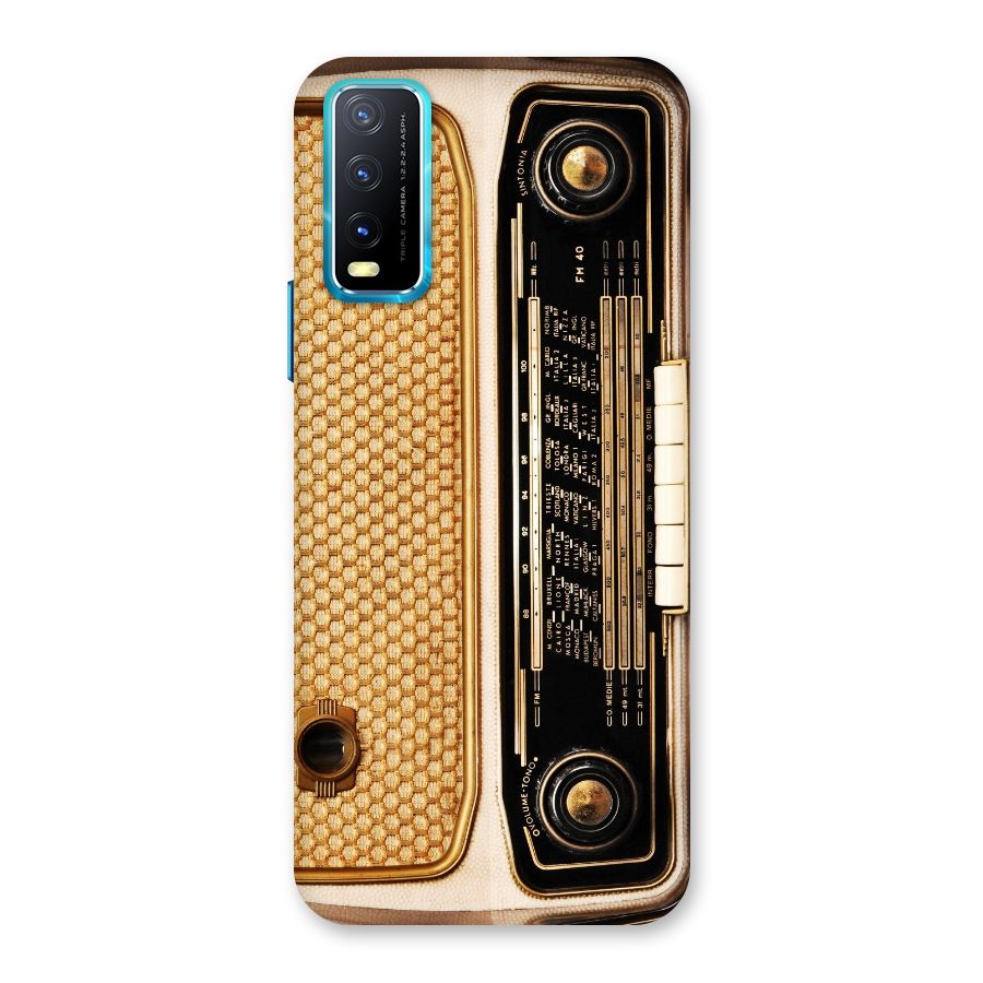 Vintage Radio Back Case for Vivo Y20G