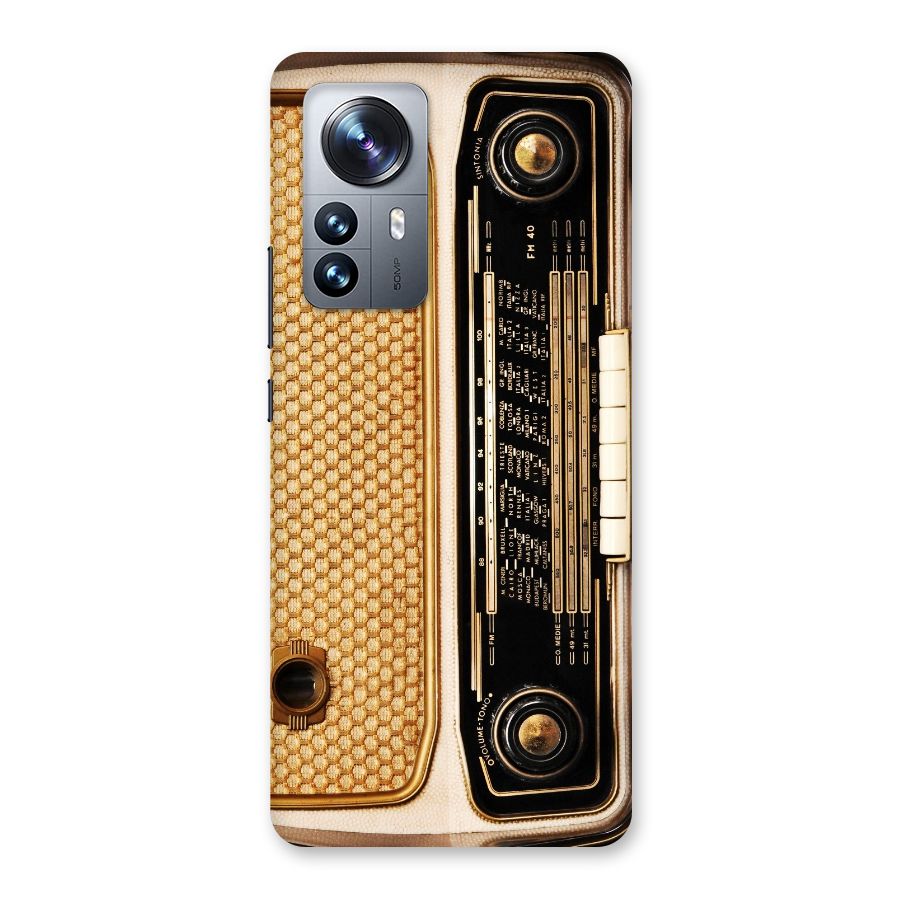 Vintage Radio Back Case for Xiaomi 12 Pro
