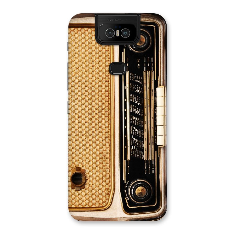 Vintage Radio Back Case for Zenfone 6z