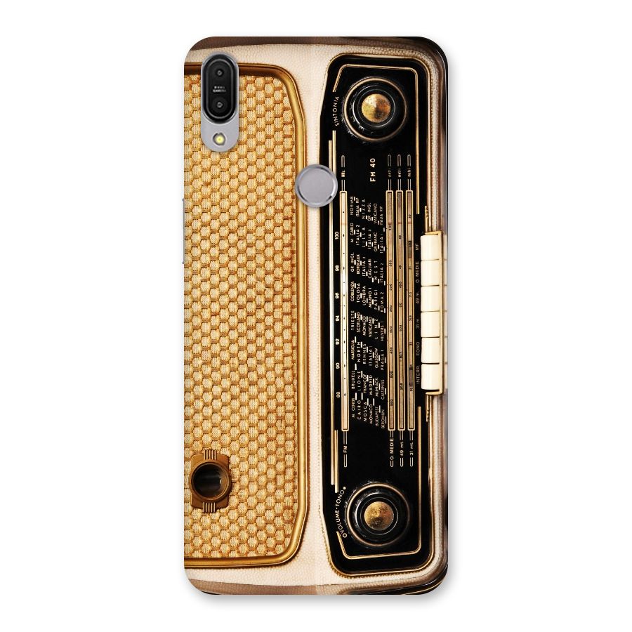 Vintage Radio Back Case for Zenfone Max Pro M1