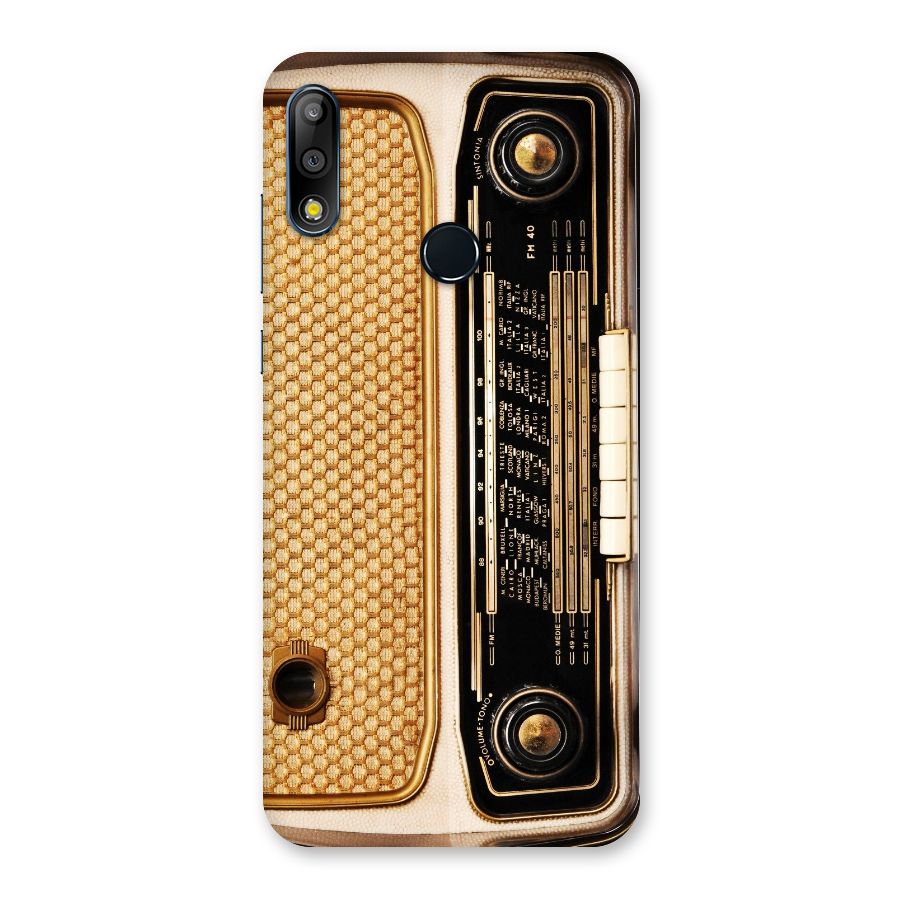 Vintage Radio Back Case for Zenfone Max Pro M2