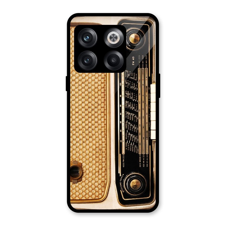 Vintage Radio Glass Back Case for OnePlus 10T